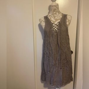 NWT Shift Dress with Criss Cross Tie Detail